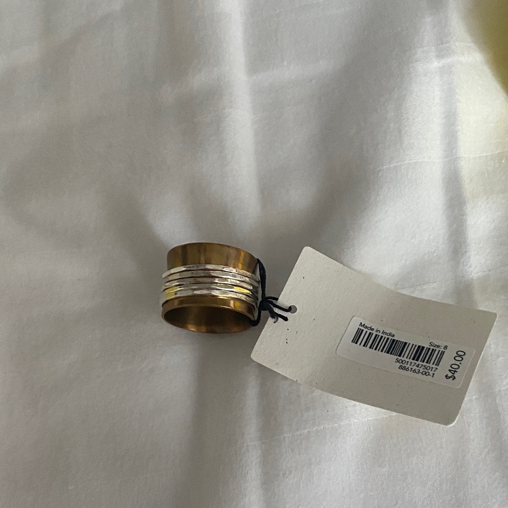 Aureus and argent ring